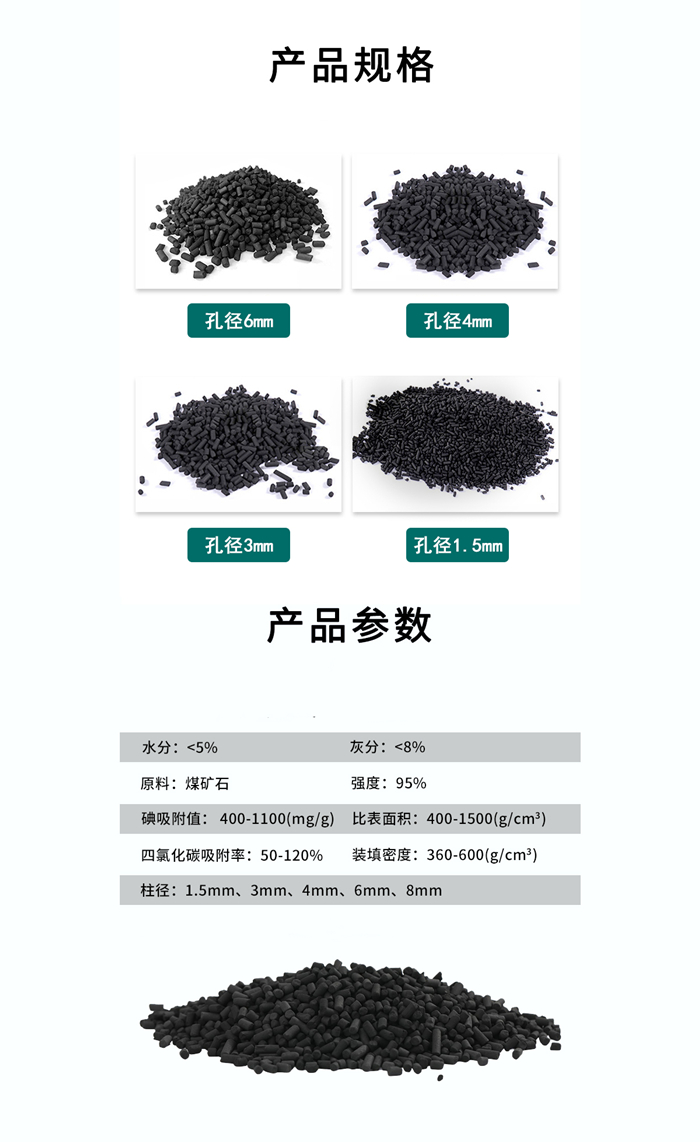 柱狀活性炭